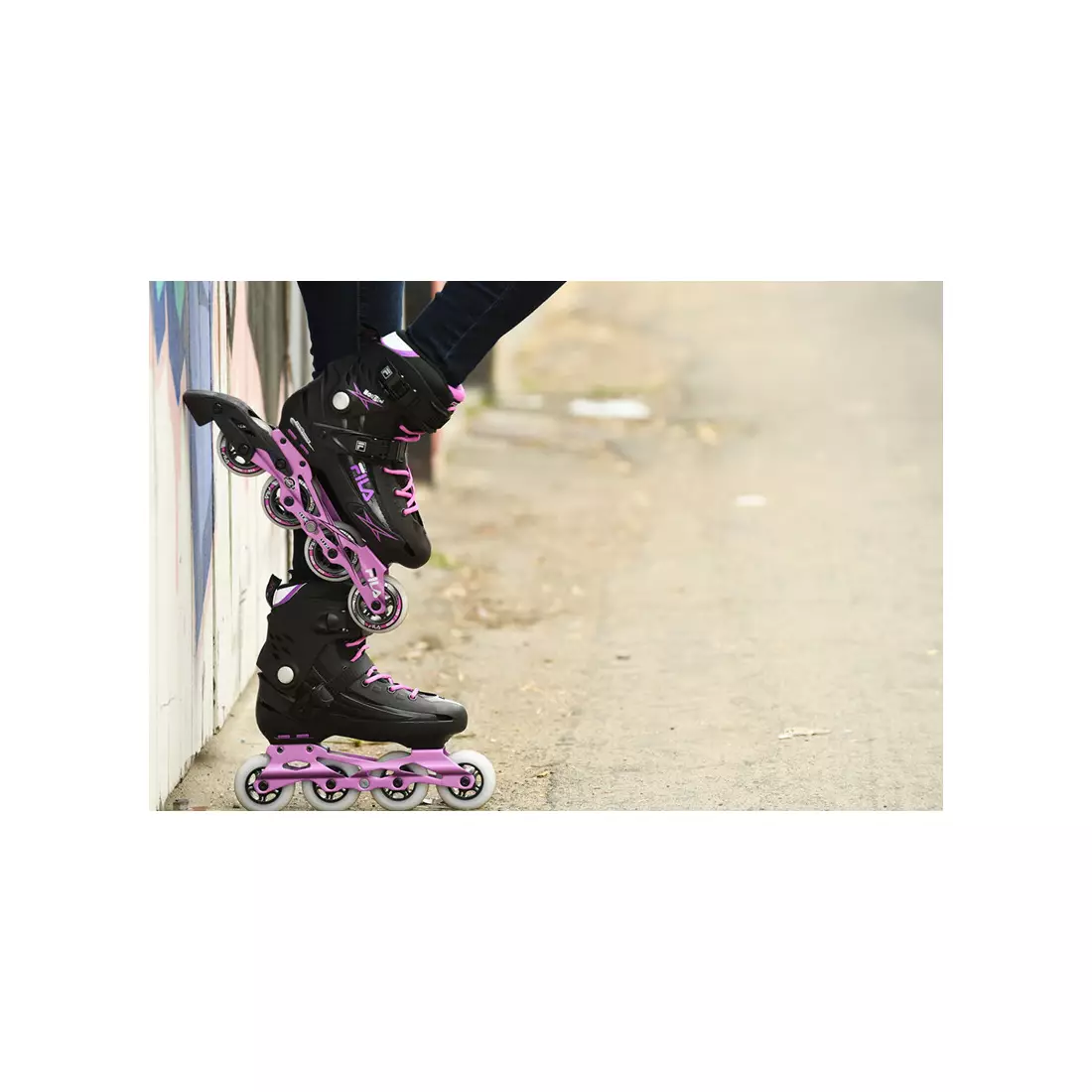 FILA SKATES női görkorcsolya MADAME HOUDINI black/purple 10619085370