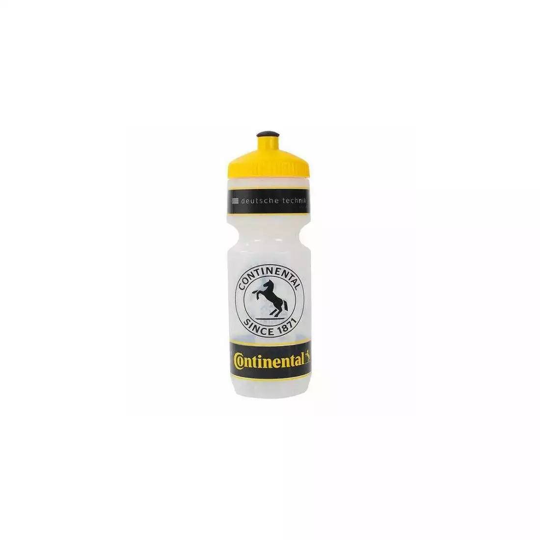 CONTINENTAL Kerékpáros vizes palack 700ml, átlátszó / sárga