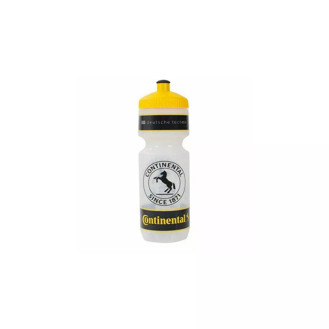 CONTINENTAL Kerékpáros vizes palack 700ml, átlátszó / sárga