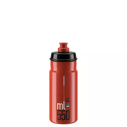 ELITE JET Kerékpáros vizes palack 550ml, piros / fekete