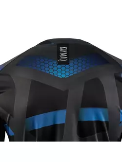 KAYMAQ DESIGN M36 férfi bő MTB kerékpáros mez, kék