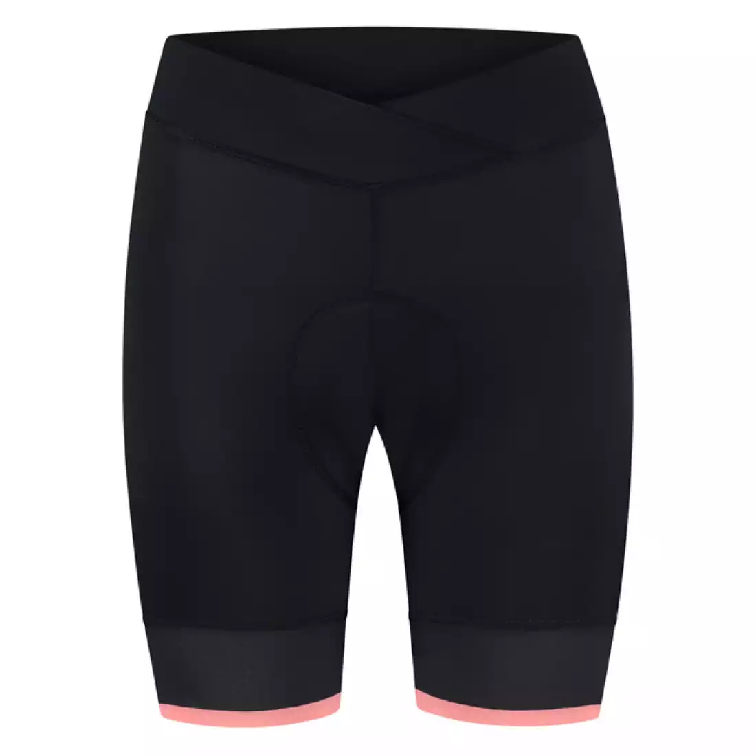 ROGELLI SELECT II Női kerékpáros nadrág, fekete és korall színben