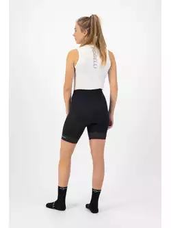 ROGELLI SELECT II Női kerékpáros nadrág, fekete és korall színben