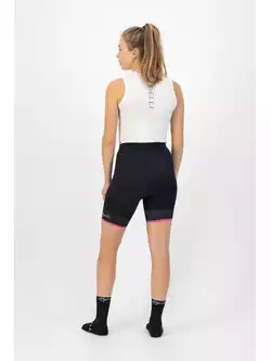 ROGELLI SELECT II Női kerékpáros nadrág, fekete és rózsaszín