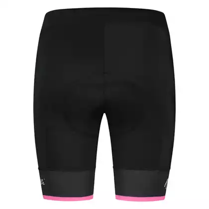 ROGELLI SELECT II Női kerékpáros nadrág, fekete és rózsaszín