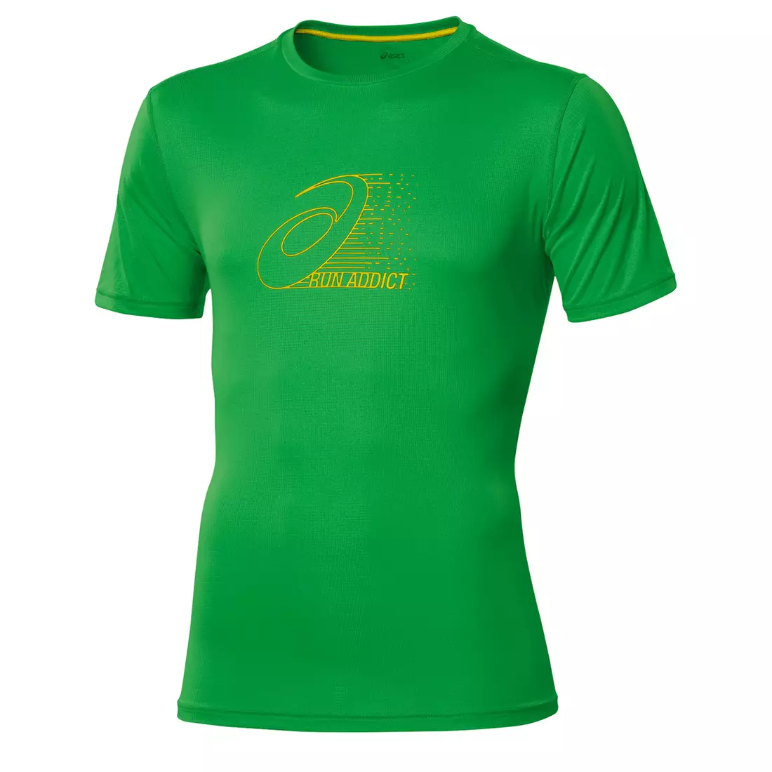 ASICS 110408-0498 GRAPHIC TOP - férfi futópóló, szín: zöld