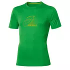 ASICS 110408-0498 GRAPHIC TOP - férfi futópóló, szín: zöld