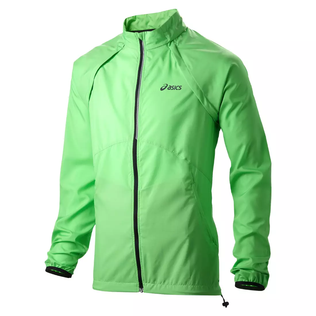 ASICS 110514-0498 CONVERTIBLE DZSEKI - férfi futószéldzseki, levehető ujjú - szín: zöld