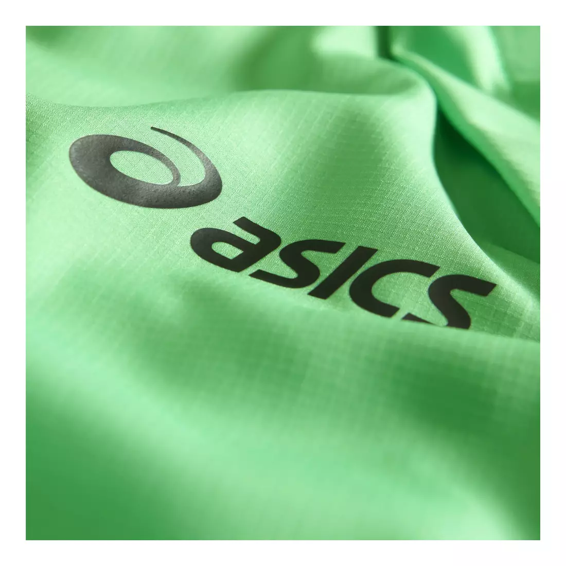 ASICS 110514-0498 CONVERTIBLE DZSEKI - férfi futószéldzseki, levehető ujjú - szín: zöld