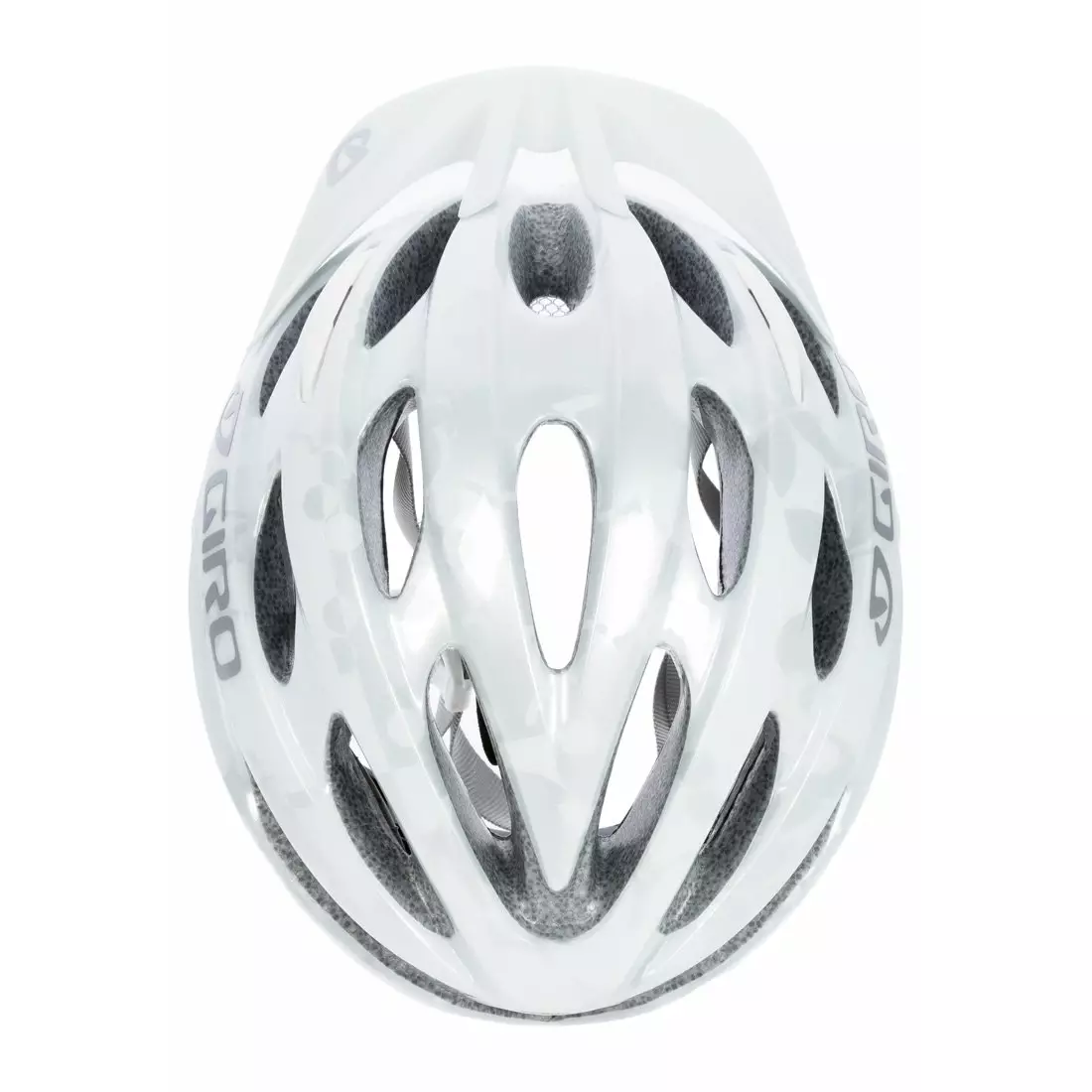 GIRO VERONA női kerékpáros sisak, fehér és ezüst