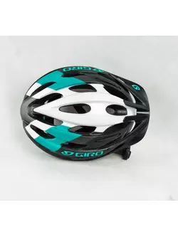 GIRO VERONA női kerékpáros sisak, fekete és kékeszöld színű