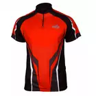 MikeSPORT DESIGN RAVO MTB férfi kerékpáros mez, fekete és piros