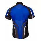 MikeSPORT DESIGN RAVO MTB férfi kerékpáros mez, fekete-kék színben