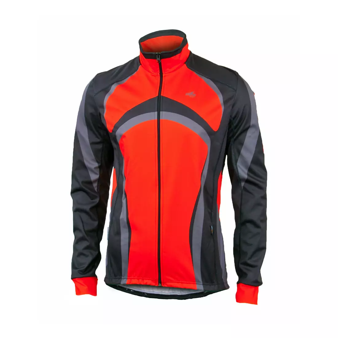 MikeSPORT DESIGN ZEN WIND - membrán kerékpáros pulóver, szín: piros