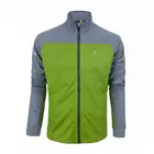NEWLINE - férfi termikus pulóver BASE WARM-UP ZIP - 14310-018, szín: zöld-szürke