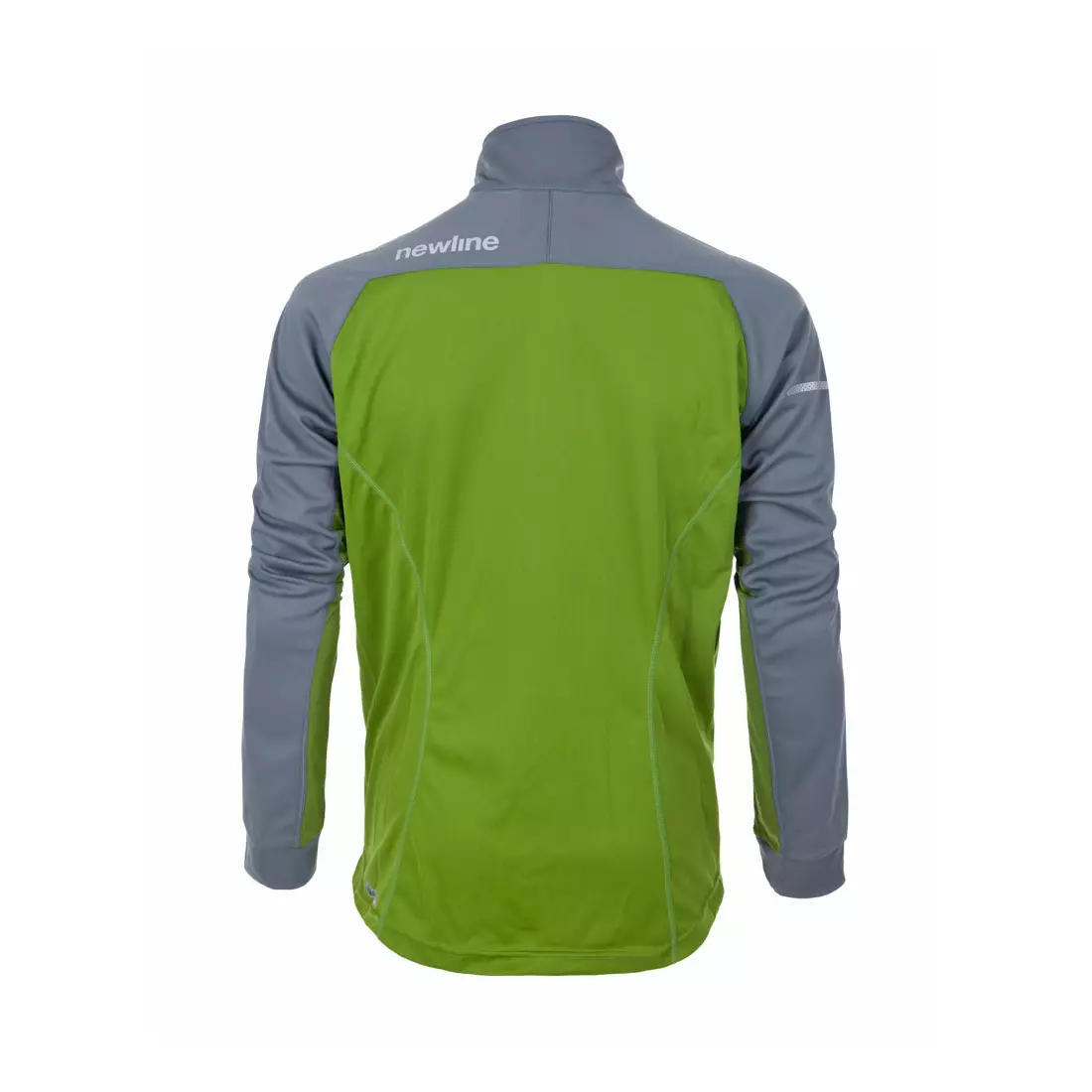 NEWLINE - férfi termikus pulóver BASE WARM-UP ZIP - 14310-018, szín: zöld-szürke