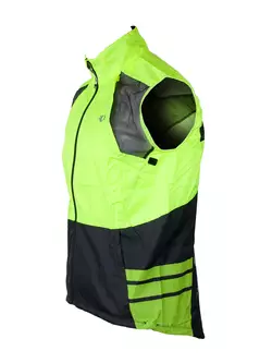PEARL IZUMI - ELITE Barrier Convertible Jacket 11131314-429 - kerékpáros kabát-mellény, szín: Fluoro-fekete