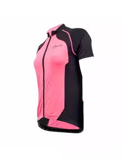 ROGELLI BICE - női kerékpáros mez, fekete és rózsaszín