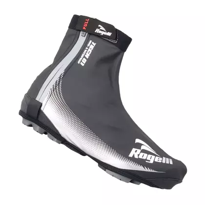 ROGELLI FIANDREX - Borítók kerékpáros cipőkhöz, szín: Fekete és ezüst