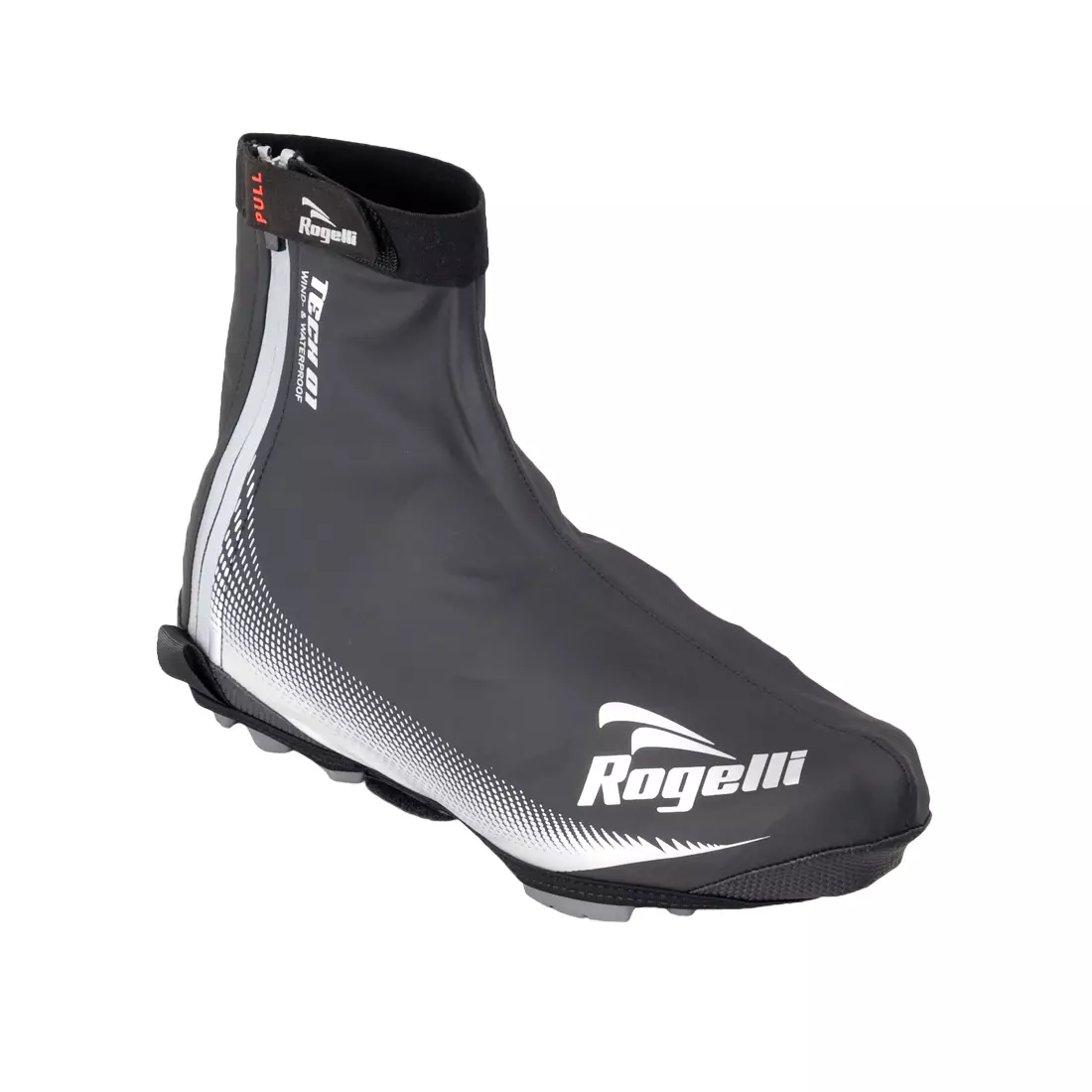 ROGELLI FIANDREX - Borítók kerékpáros cipőkhöz, szín: Fekete és ezüst