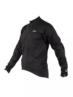 ROGELLI HUDSON - férfi kerékpáros kabát, esőálló, fekete