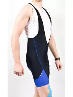 ROGELLI MAGASA - férfi kantáros rövidnadrág, COOLMAX - szín: Fekete és kék
