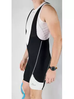ROGELLI MAGASA - férfi kantáros rövidnadrág, COOLMAX - szín: Fekete-fehér