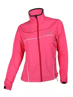 ROGELLI RUN - MADU - női széldzseki kabát, színe: Pink