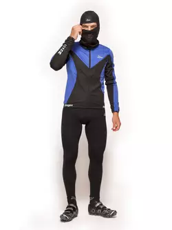 ROGELLI TRAPANI - téli kerékpáros kabát, SOFTSHELL - kék