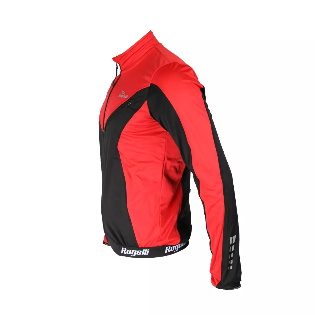 ROGELLI TRAPANI - téli kerékpáros kabát, SOFTSHELL - piros