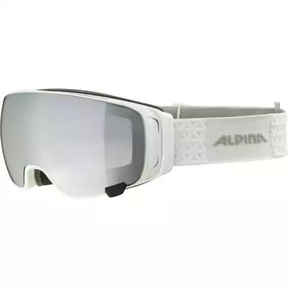 ALPINA DOUBLE JACK MAG Q-LITE sí/snowboard szemüveg fehér fényű