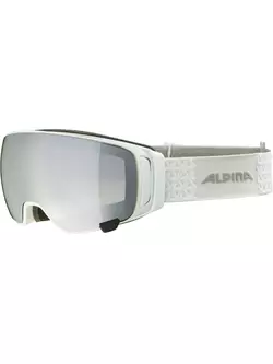 ALPINA DOUBLE JACK MAG Q-LITE sí/snowboard szemüveg, white gloss