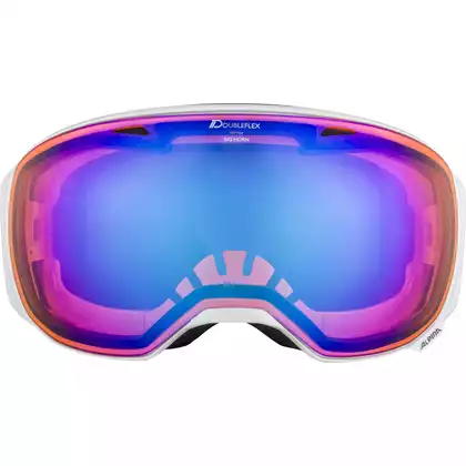 ALPINA BIG HORN Q-LITE sí/snowboard szemüveg, white gloss