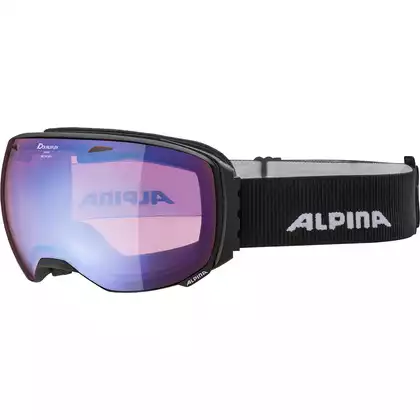 ALPINA L40 BIG HORN Q-LITE sí/snowboard szemüveg, black matt