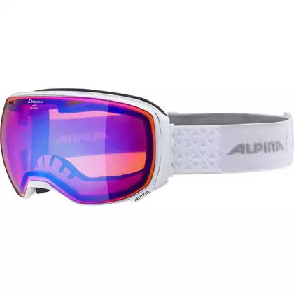ALPINA L40 BIG HORN Q-LITE sí/snowboard szemüveg, white gloss