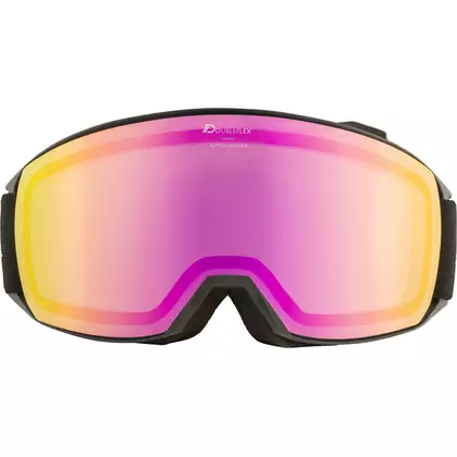 ALPINA M40 NAKISKA Q-LITE sí/snowboard szemüveg, black-rose matt