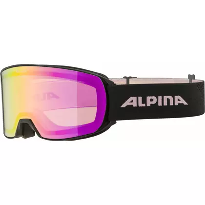 ALPINA M40 NAKISKA Q-LITE sí/snowboard szemüveg, black-rose matt