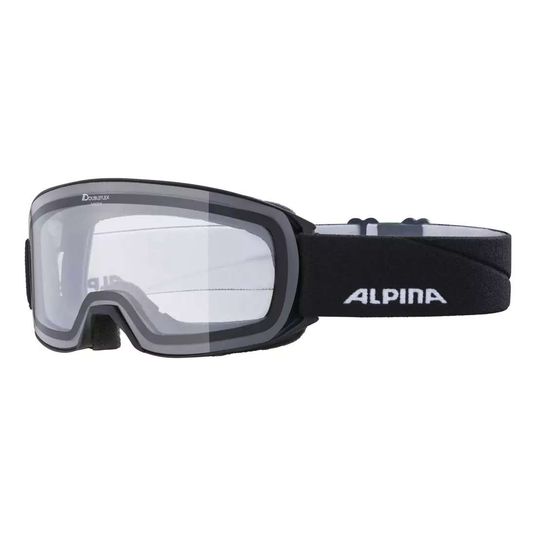 ALPINA sí / snowboard szemüveg CLEAR M40 NAKISKA fekete szőnyeg S0A7281133