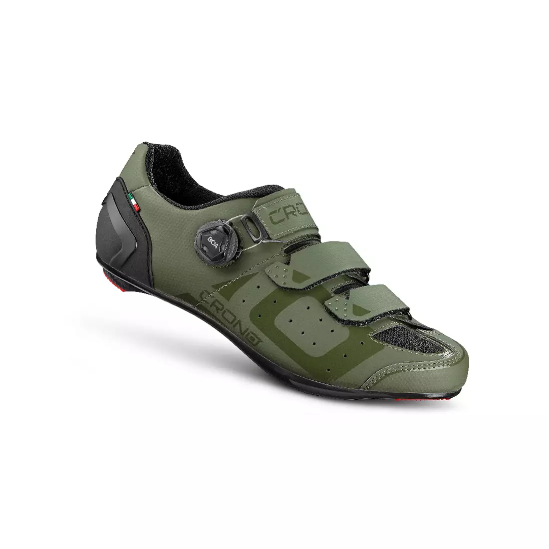 CRONO CR-3-22 Országúti kerékpáros cipő, zöld