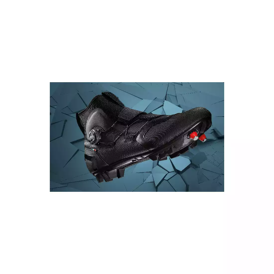 CRONO CW-1-21 Téli kerékpáros cipő MTB, nylon, fekete