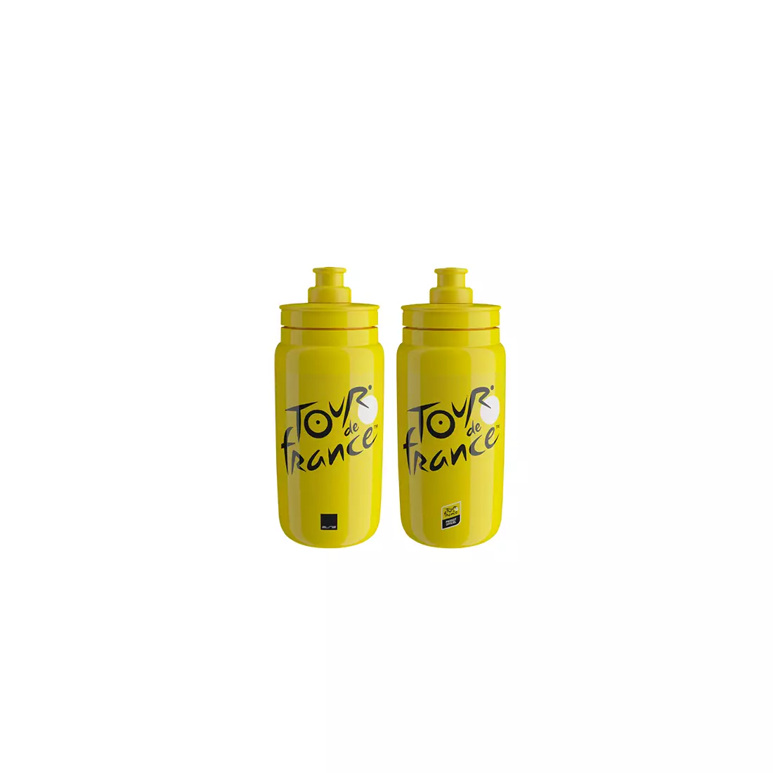 ELITE FLY Teams 2021 Kerékpáros vizes palack Tour de France Yellow, 550ml 