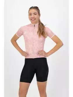 ROGELLI FACES Női kerékpáros mez, rózsaszín 