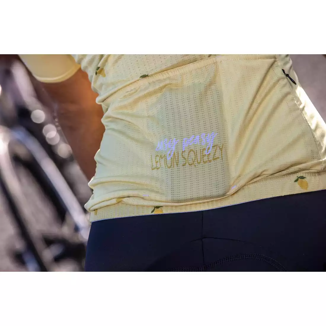 ROGELLI FRUITY Női kerékpáros mez, sárga