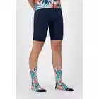 ROGELLI HAWAII Kerékpáros zokni, kék és rózsaszín