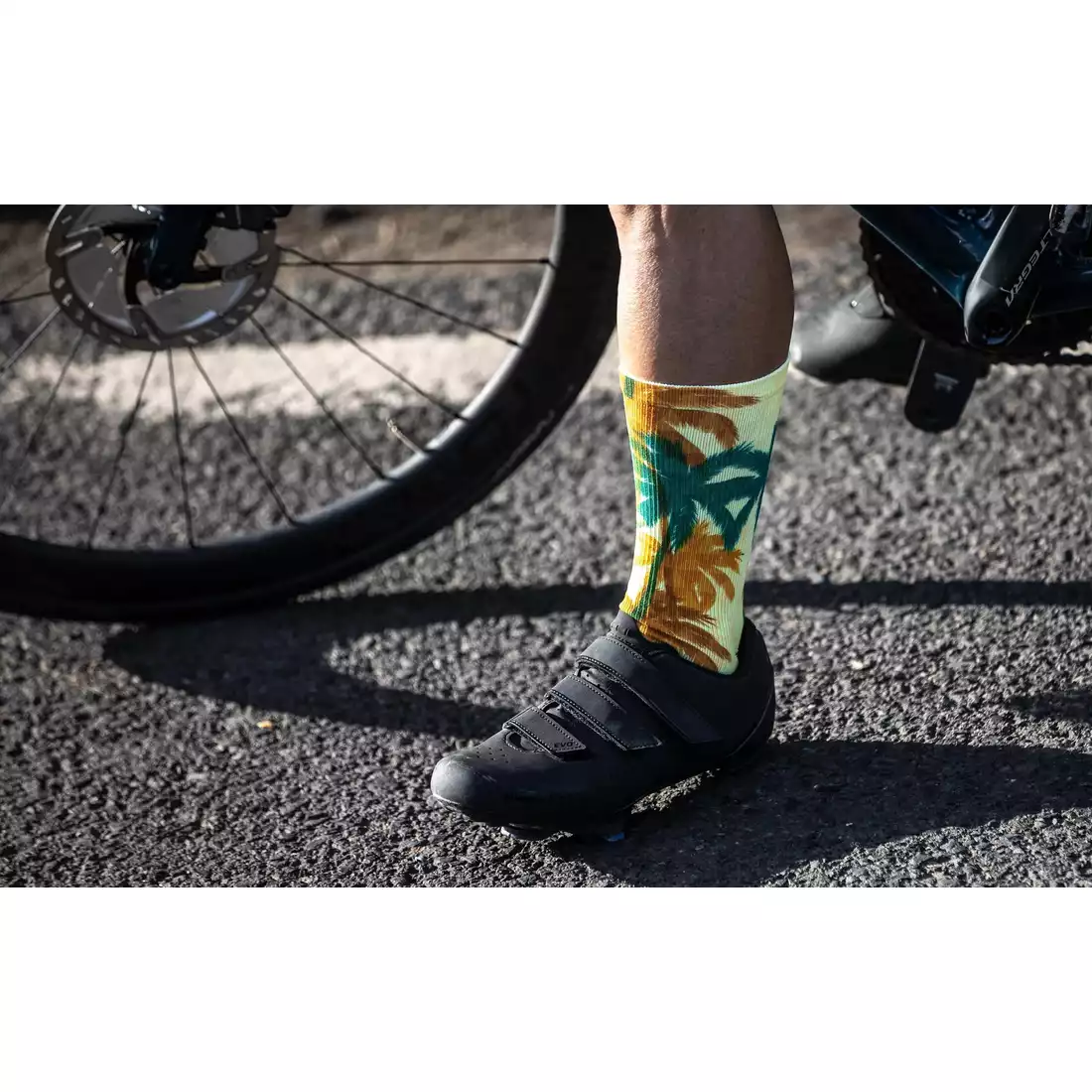 ROGELLI HAWAII Kerékpáros zokni, sárga