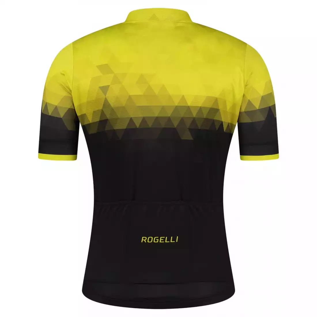 ROGELLI SPHERE Férfi kerékpáros mez, fekete és sárga