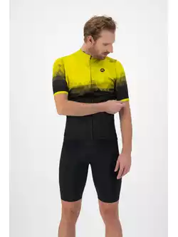 ROGELLI SPHERE Férfi kerékpáros mez, fekete és sárga