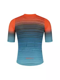 ROGELLI SURF férfi kerékpáros póló, kék-narancs