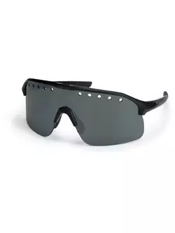 ROGELLI VENTRO Polarizált sportszemüveg cserélhető lencsékkel, fekete