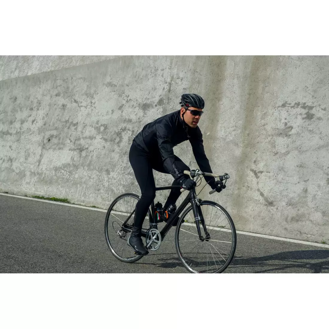 Rogelli CORE / ARIZONA férfi kerékpáros széldzseki, fekete